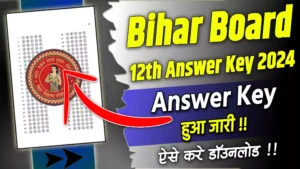 Bihar board inter answer key 2024 pdf download